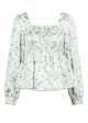 Pitt Star Flower Blouse - White Online Sale