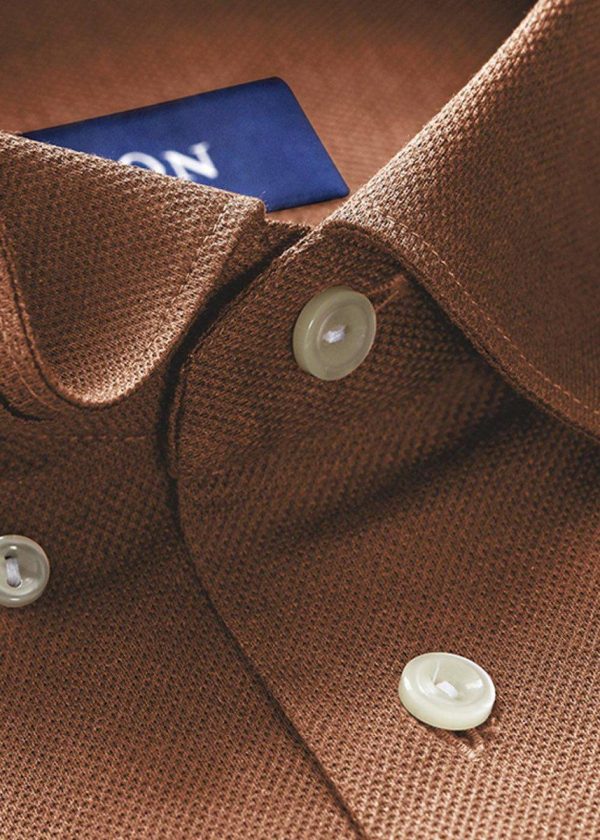 Pique Button Under - Offwhite Brown on Sale