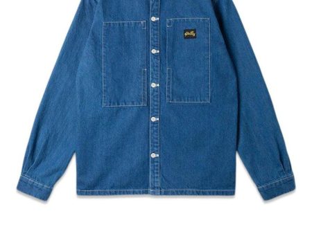 PRISON SHIRT - Stonewashed Denim Cheap