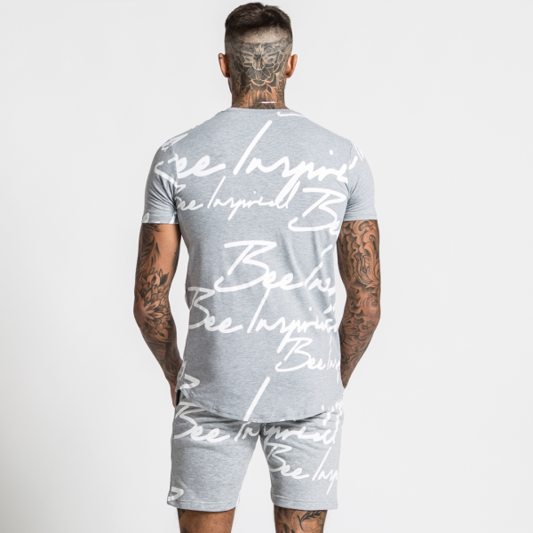 Script Tee - Grey Supply