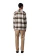 Sean 5265 - Khaki Check Fashion