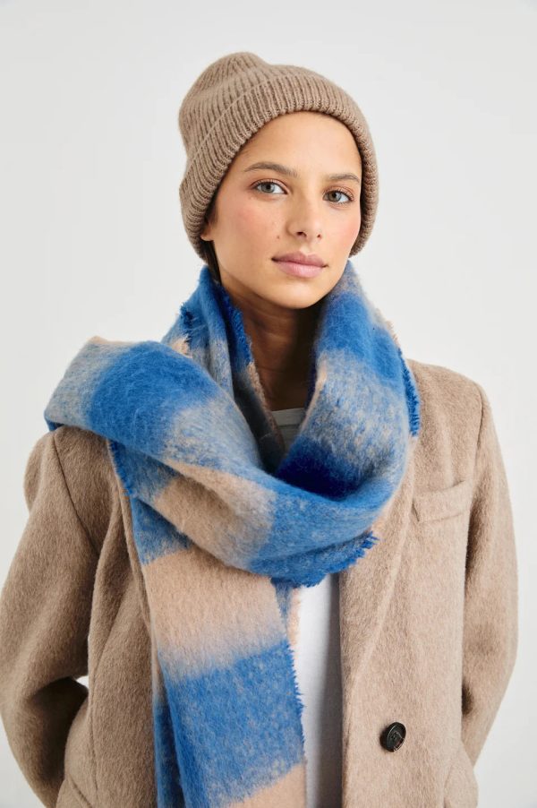 Oslo Scarf Cobalt Camel Sale