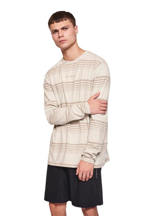 Harbour Score LS Tee - Sand For Discount