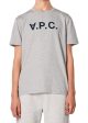 t-shirt vpc color h - Plb Gris Clair Chine Discount