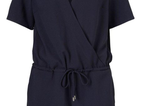 Seth Playsuit - Navy Sky For Cheap