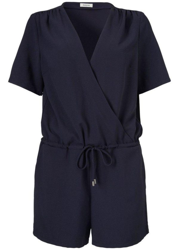 Seth Playsuit - Navy Sky For Cheap