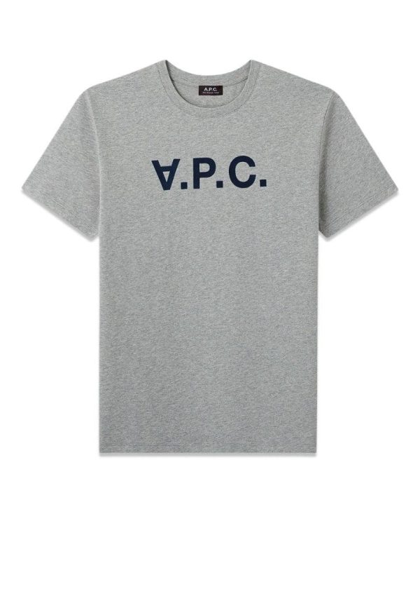 t-shirt vpc color h - Plb Gris Clair Chine Discount