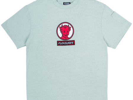 Pleasures Hot Stuff Heavyweight Shirt (Mint) For Sale