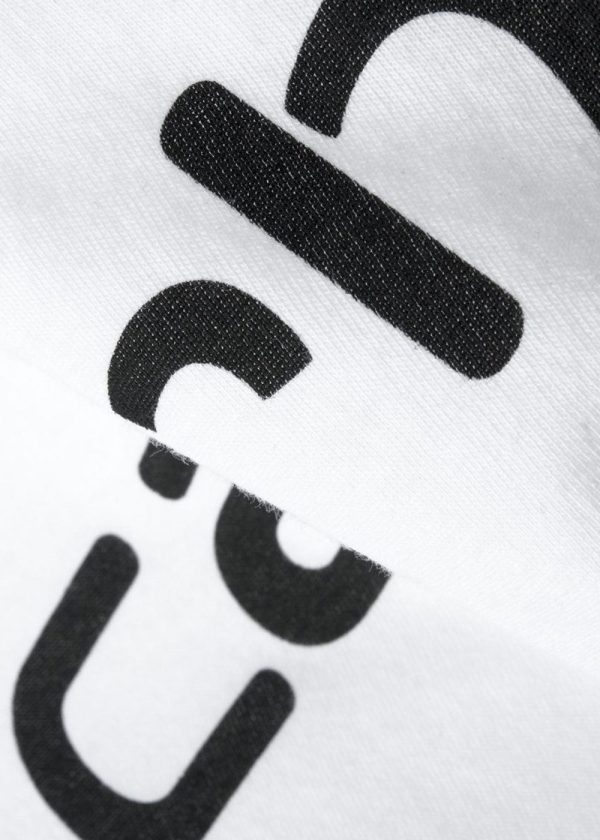 W  S S Script T-Shirt - White   Black Online