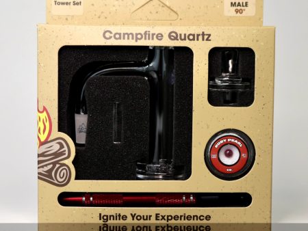 Campfire Quartz Tower Box Set (10mm Male 90 Degree) on Sale