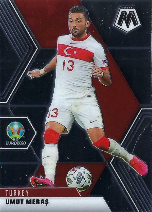 #100 Umut Meras - Turkey, 2021 Panini Mosaic UEFA EURO Online now