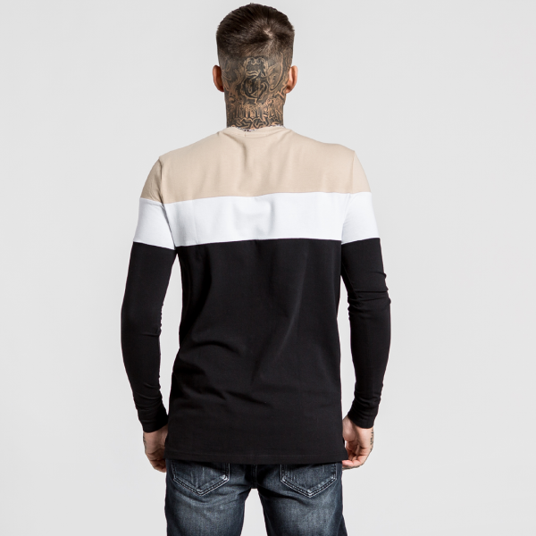 Alta Long Sleeve Tee - Black White Stone For Discount