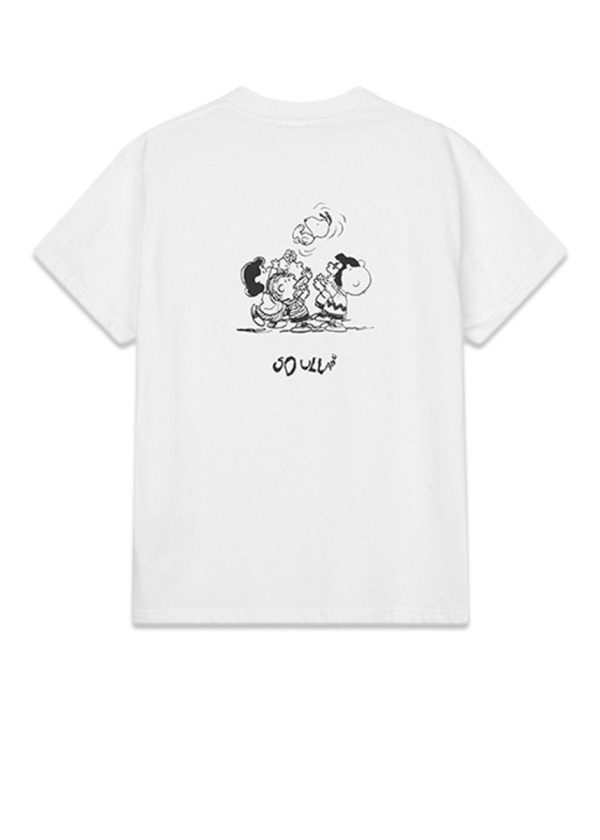 Snoopy skateboard T-shirt - White Sale