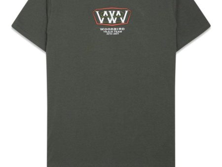 Rics Track Tee - Army Green on Sale