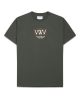 Rics Track Tee - Army Green on Sale