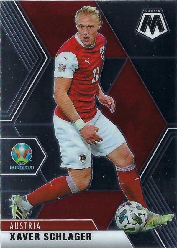 #1 Xaver Schlager - Austria, 2021 Panini Mosaic UEFA EURO on Sale