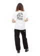 W  S S Zipatone T-Shirt - White   Black Hot on Sale