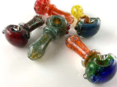 Heavy Colored Frit Spoon For Cheap