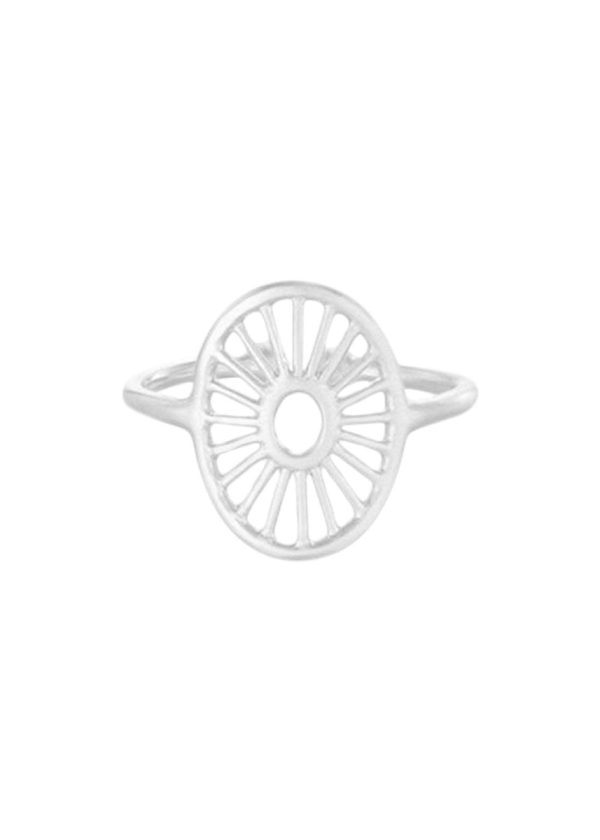 Small Daylight Ring Adj. - Silver Discount