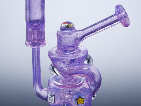 Purple Lilac Milli Marble Dime Piece Recycler Collab Online Sale