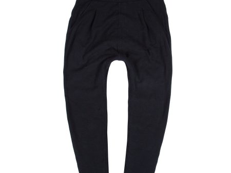 Pleated Sweatpant (Black) Hot on Sale