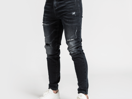 Alvaro Relaxed Fit Jeans - Black Wash For Discount