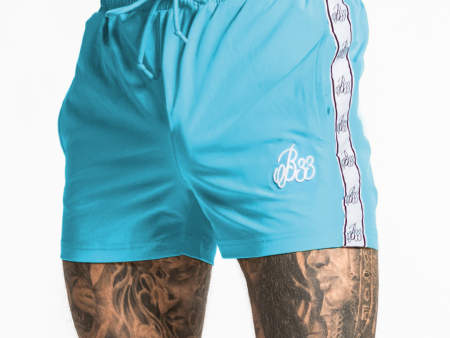 Staple Swim Short - Aqua on Sale