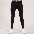 Luca Skinny Stretch Jeans - Signature Jet Black Cheap