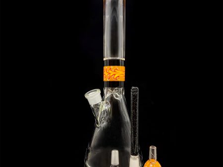 Vetro x Trademark Glass Custom Worked Beaker (Fire to Tangie) Discount