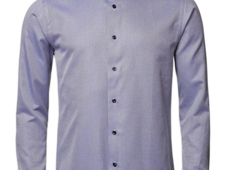 Slim-Gray Houndstooth King Twi - Blue Hot on Sale