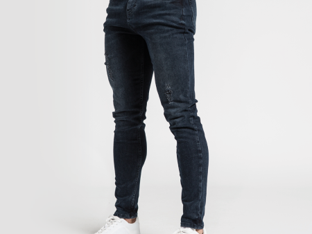 Aguero Relaxed Fit Jeans - Dark Blue Discount