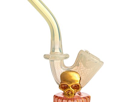 Chase Adams Silver Fume Sherlock Gold Fume Skull Puffco Top Online Sale