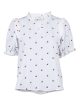 Rosalie Cherry Print Tee - White Fashion