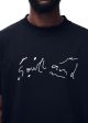 Scribble Logo T-shirt - Black Online