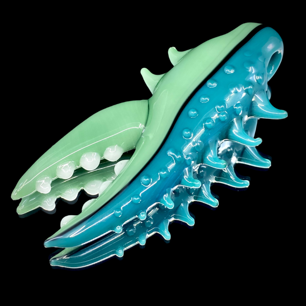 Lindemann Glass Claw Pendant (Green Aqua) Online