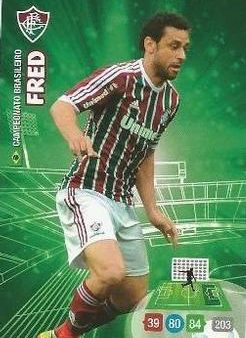 #100 Fred - Fluminense FC, 2014 Panini Campeonato Brasileiro Adrenalyn XL Fashion