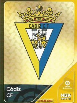 #91 Escudo - Cadiz CF, 2020-21 Panini Megacracks LaLiga Santander For Cheap