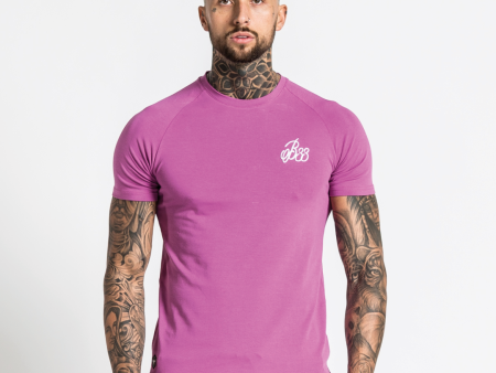 Signature Raglan Tee - Grape on Sale