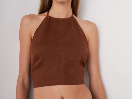 Kyra Top Cacao 🩷 Online Sale