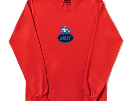 Frog Long Sleeve Shirt (Red) on Sale