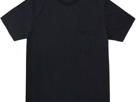 Black Slub Pocket T-Shirt For Discount