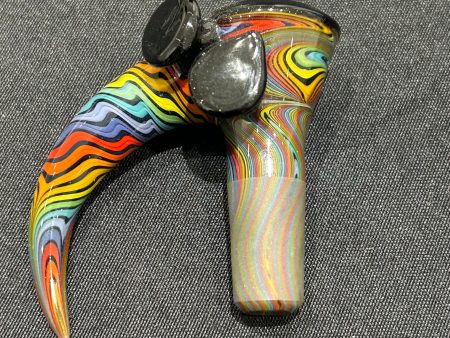 Chase Adams Rainbow 3 Hole Slide with Linework Horn and Two Buttons (14mm) For Sale