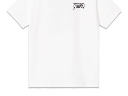 W  S S Zipatone T-Shirt - White   Black Hot on Sale