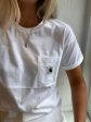 W  S S Carrie Pocket T-Shirt - White Sale