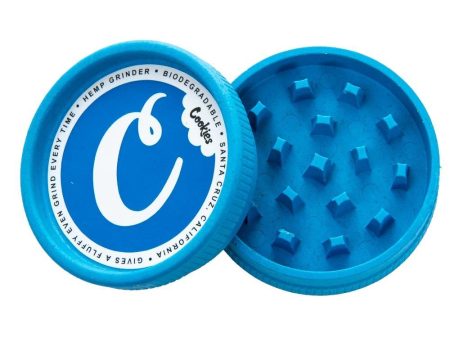 Santa Cruz Shredder 2 Piece Hemp Grinder (Cookies Blue) on Sale