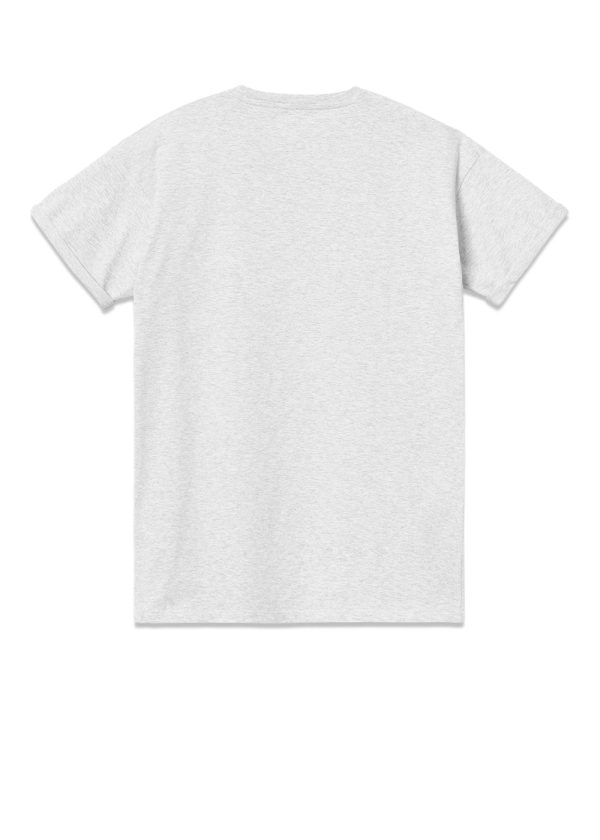 W  S S Pocket T-Shirt - Ash Heather Supply