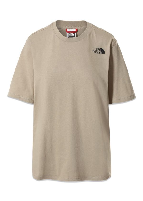 W Relaxed Redbox Tee - Flax Gardenia White For Cheap