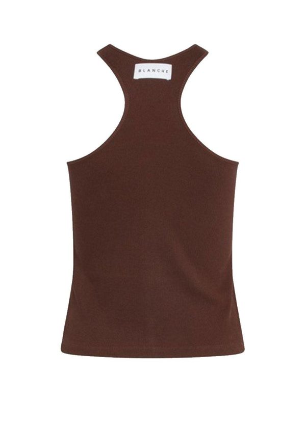 Rosa Rib Tank - Soil on Sale