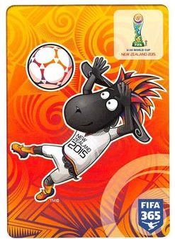 #11 Logo FIFA U-20 World Cup New Zealand 2015 - New Zealand, 2015-16 Panini FIFA 365 The Golden World of Football Stickers For Sale