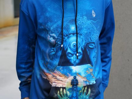 Awakening Pullover Hoodie by Mear One For Sale